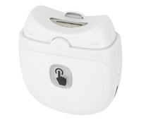 XUXHOU Cortauñas Eléctrico, Cortauñas Automático Recargable con Apertura Curva y Luz Auxiliar para Bebés y Niños Mayores, Batería Integrada de 600 MAh Almacenamiento de Migas de Uñas (WHITE)