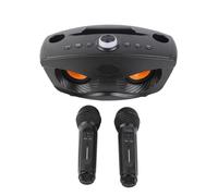 XUXHOU de Micrófono Inalámbrico Portátil Home Dual Profesional KTV de Micrófono de Karaoke Inalámbrico para Fiestas, 10 M de Transmisión, ABS