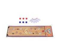 XUXHOU Juego de Bolos para Interiores, Juego de Bolos de Mesa con 6 y 6 Bolas, No Requiere Ensamblaje de Herramientas, Tapete Plegable para Noches de Juegos y Fiestas Familiares,