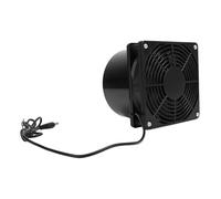 XUXHOU Kit de Ventilador de Escape con Energía Solar, Funcionamiento Silencioso y Ecológico para Invernadero, Cobertizo, Gallinero, Panel Solar de 5W, 12x12cm