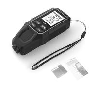 XUXHOU Medidor de Espesor de Revestimiento, Probador Digital Portátil, Interruptor de Unidades Múltiples para Uso Automotriz (BLACK)