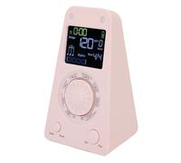 XUXHOU Metrónomo Digital, 10 Tonos de Ritmo Integrados con Velocidad de Pulsación y Altavoz BT, Rango de Tempo 30 Bpm 280 Bpm, para Piano, Guitarra, Violín, Ukelele, Batería y Todos los (PINK)