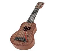 XUXHOU Mini Juguete de Ukelele de Plástico, Instrumento Musical para Niños Jugable con 4 Cuerdas para Niños Pequeños Principiantes Educación Temprana