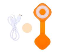 XUXHOU Noche de Enfermera, Luz Nocturna de Enfermera Magnética Multifuncional, 6 Engranajes, 3 Colores de Brillo, Clip de Luz Ajustable, Parte Posterior Magnética Fuerte para Leer y (ORANGE)