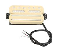 XUXHOU Pastilla Humbucker de Doble Bobina Pastilla de Guitarra de Doble Bobina 8k 8k 18k Sellado con Cera Sin Ruido Sonido Dulce y Delicado con Tornillos y Resortes para una Fácil