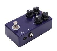 XUXHOU Pedal de Reverberación de Retardo Digital Pedal de Efectos de Guitarra 3 Efectos Tiempo de Retardo de 1300 Ms Sky Reverb con 4 Perillas de Control Carcasa de Metal para
