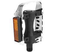 XUXHOU Pedales de Bicicleta, 1 par de Pedales de Bicicleta Antideslizantes de Aleación de Aluminio con Diseño de Borde de Sierra para Bicicletas de Carreras Plegables de Carretera y