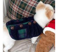 XUXHOU Ropa de Invierno para Mascotas Little Dogs con Mano de Obra Fina y Bufanda, Ideal para Mantener Calientes a Las Mascotas Pequeñas (L)