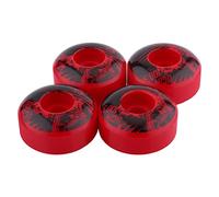 XUXHOU Ruedas de, 52 Mm X 30 Mm 4 PC/Set Clásico Clásico Duradero Longboard para Cruzar y Patinaje Cuesta Abajo (Rojo)