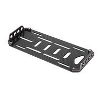 XUXHOU Soporte de Montaje de Batería de Fibra de Carbono con Probador de Electricidad para Coche RC Crawler Axial SCX10 1/10