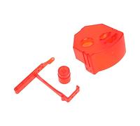 XUXHOU Tarjeta de Almacenamiento de MontageKit con Disipación de Calor - Handy Botón Rápido para Dreamcast Gdemu VA1 Consolas de Juegos Ventilación Fuerte (Rojo Transparente)