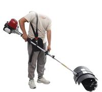 XUXIAO Pala eléctrica inalámbrica de Mano, de 52 CC, 2 Tiempos y 2,4 HP, para Nieve, para césped Artificial, Escoba a Gasolina de 2 Tiempos