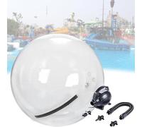 XUXIAO Pelota para Caminar sobre el Agua, Bola Zorb Inflable con Cremallera, Bola rodante con Rueda de Agua Transparente, para Parques Infantiles, Parques oceánicos o Equipos de Artes escénicas 1.5m