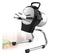 XUXIAO Picadora automática de cebolletas, picadora de Verduras Comercial, cortadora eléctrica de puerros, para pimientos, cebolletas picadas, cebollas ralladas y Zanahorias FC-110LK