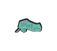 XUXINYCS 3 broches esmaltados divertidos de la colección de jeringas para solapa de hospital, médico, enfermera para estudiantes, Medium, Metal, Ágata