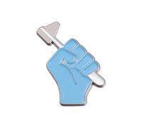 XUXINYCS 3 broches esmaltados divertidos de la colección de jeringas para solapa de hospital, médico, enfermera para estudiantes, Medium, Metal, Ágata