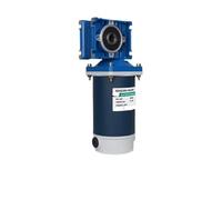 XUXINYCS Motor de engranaje sin fin NMRV30 DC de 12 V, 24 V, 300 W, con eje de salida único, RV30, velocidad ajustable, CW CCW, alto par