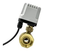 XUXINYCS Válvula de bola motorizada impermeable IP65 de 1/2 pulgada, 3/4 pulgadas, 1 pulgada, 2 controles, válvula de bola eléctrica de latón, motor de metal de gran par
