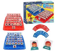 XUXLEKK Juego Quién Es, Adivina Quien Soy Juego, Quién es Divertido Juego de Mesa, Juegos de Adivinanzas Familiares, Divertido Juego de Mesa de adivinanzas, Games para Family Parents