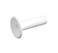 XUXPFJ 10 Piezas de tapón de Extremo de 1/4" de diámetro Exterior, Conector de Ajuste rápido Pom for Sistema de ósmosis inversa con Filtro de Agua RO for Acuario(White)
