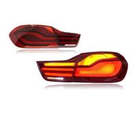 XUXRHMEAN Para B&MW Serie 4 F32 M4 F82 F33 F36 F83 2013-2020 Luz Trasera Direccional Auto Luz Trasera(Rojo)