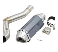 XUXRHMEAN Para Benelli TRK502 Tubo De Conexión Central Del Escape Para Motocicleta Motocicleta Tubo Medio(A)