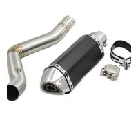 XUXRHMEAN Para Benelli TRK502 Tubo De Conexión Central Del Escape Para Motocicleta Motocicleta Tubo Medio(E)