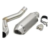 XUXRHMEAN Para Benelli TRK502 Tubo De Conexión Central Del Escape Para Motocicleta Motocicleta Tubo Medio(B)