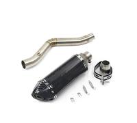 XUXRHMEAN Para Benelli TRK502 Tubo De Escape Central Delantero Para Motocicleta Motocicleta Tubo Medio(A1)