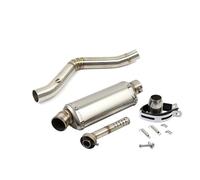 XUXRHMEAN Para Benelli TRK502 Tubo De Escape Central Delantero Para Motocicleta Motocicleta Tubo Medio(A14)