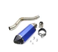 XUXRHMEAN Para Benelli TRK502 Tubo De Escape Central Delantero Para Motocicleta Motocicleta Tubo Medio(A9)