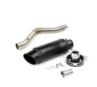 XUXRHMEAN Para Benelli TRK502 Tubo De Escape Central Delantero Para Motocicleta Motocicleta Tubo Medio(A16)