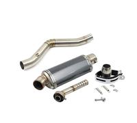 XUXRHMEAN Para Benelli TRK502 Tubo De Escape Central Delantero Para Motocicleta Motocicleta Tubo Medio(A15)