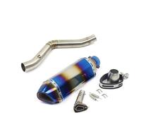 XUXRHMEAN Para Benelli TRK502 Tubo De Escape Central Delantero Para Motocicleta Motocicleta Tubo Medio(A12)