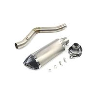 XUXRHMEAN Para Benelli TRK502 Tubo De Escape Central Delantero Para Motocicleta Motocicleta Tubo Medio(A3)