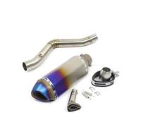 XUXRHMEAN Para Benelli TRK502 Tubo De Escape Central Delantero Para Motocicleta Motocicleta Tubo Medio(A10)