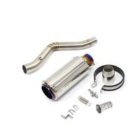 XUXRHMEAN Para Benelli TRK502 Tubo De Escape Central Delantero Para Motocicleta Motocicleta Tubo Medio(A)