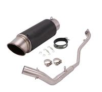 XUXRHMEAN Para CFmoto NK250 NK250SR NK300 NK300SR 300SR 250NK NK250SH Tubo De Escape Delantero Para Motocicleta Motocicleta Tubo Medio(Type C1)