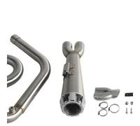 XUXRHMEAN Para Harley Dyna Low Rider S FXDL FXDLS Street Bob FXDB FXDBC Fat Bob Tubo De Escape Para Motocicleta Motocicleta Tubo Medio(C Style)