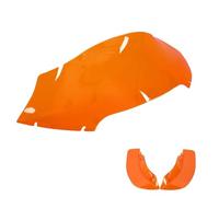 XUXRHMEAN Para Harley Road Glide FLTRX 2015-2023 Deflector De Viento para Parabrisas De Motocicleta Y Deflectores De Aire De ala Ancha Carenabris para Motocicleta(Naranja)