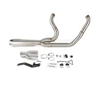 XUXRHMEAN Para Harley Softail Low Rider FXLR FXLRS FXLRST FXRST Street Bob FXBBS FXBB Tubo De Escape Para Motocicleta Motocicleta Tubo Medio(A)