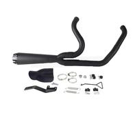 XUXRHMEAN Para Harley Softail Low Rider FXLR FXLRS FXLRST FXRST Street Bob FXBBS FXBB Tubo De Escape Para Motocicleta Motocicleta Tubo Medio(B)