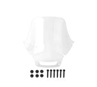 XUXRHMEAN Para Harley Softail Low Rider ST FXLRST 2022 2023 2024 Deflector De Parabrisas para Motocicleta Carenabris para Motocicleta(18.4in Clear Black)