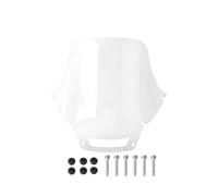 XUXRHMEAN Para Harley Softail Low Rider ST FXLRST 2022 2023 2024 Deflector De Parabrisas para Motocicleta Carenabris para Motocicleta(18.4in Clear Sliver)