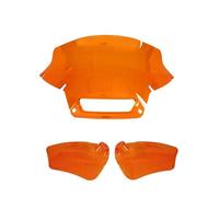 XUXRHMEAN Para Harley Softail Low Rider ST/FXLRST Y El Diablo FXRST 2022-2024 Deflector De Parabrisas para Motocicleta Carenabris para Motocicleta(6.5 Inch Orange)