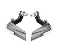 XUXRHMEAN para Kawasaki Ninja 250 300 650 ZX6 Vulcan S 650 Protector de Manos para Motocicleta Parabrisas Equipo de protección Modificado Protector Manillar Motocicleta(Plata)