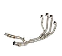 XUXRHMEAN Para KAWASAKI Z1000 2010-2017 Tubo De Conexión Central Del Escape Para Motocicleta Motocicleta Tubo Medio(A)