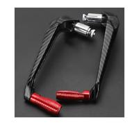 XUXRHMEAN para Suzuki GSX 600F 750F Katana GSX600F GSX750F GSX 600 750 F 1989-2007 Protectores de Manillar y manetas de Freno y Embrague Protector Manillar Motocicleta(Lever Guard Red)