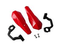 XUXRHMEAN para Y&AMAHA Suzuki Pit Dirt Bike Racing Protectores de Manos para Motocicleta Protector de Manillar Protector Manillar Motocicleta(Rojo)