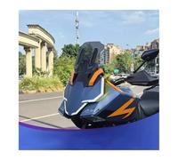 XUXRHMEAN Para ZONTES 703F Parabrisas Delantero Modificado para Motocicleta Protector De Pecho Resistente Al Viento Y A La Lluvia, Deflector De Viento Carenabris para Motocicleta(A Grey 37cm)